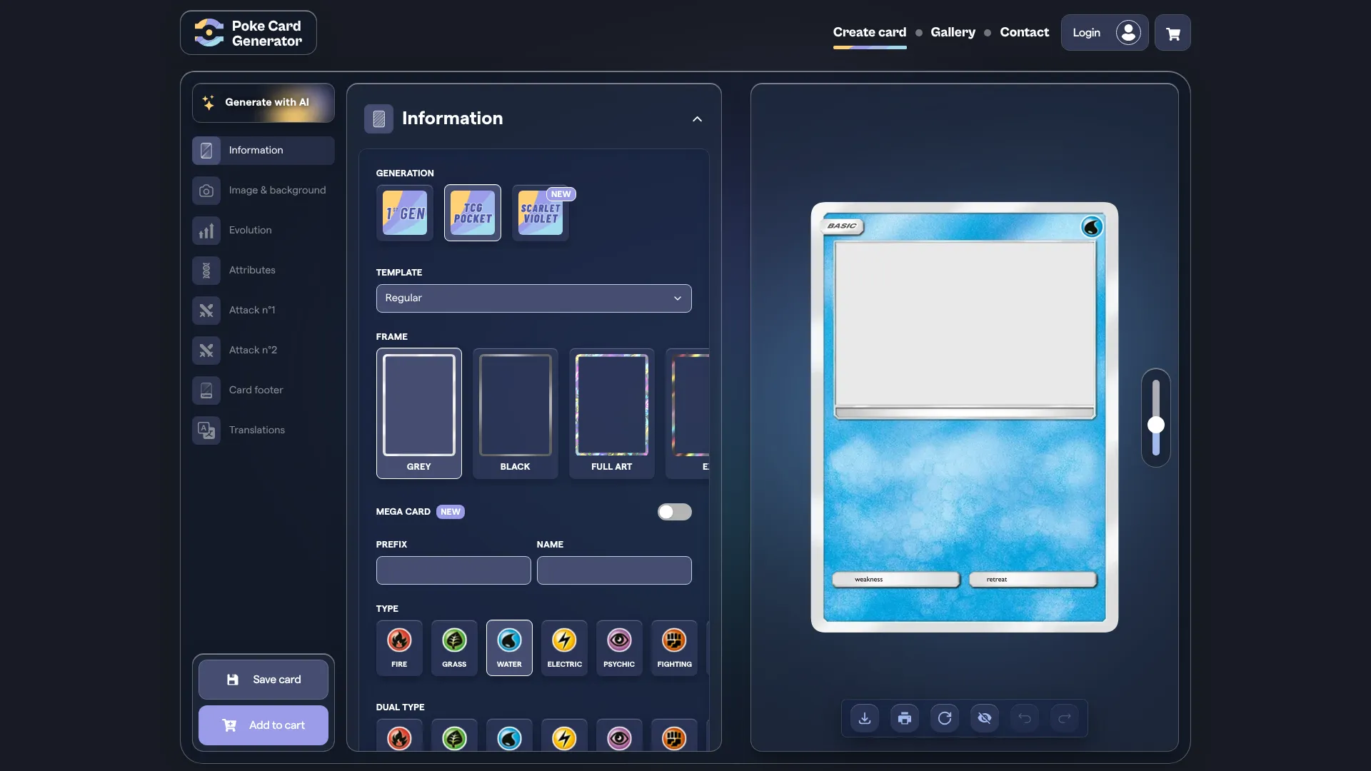 pokemon tcg pocket card generator Card Maker for Pokemonster main image 0