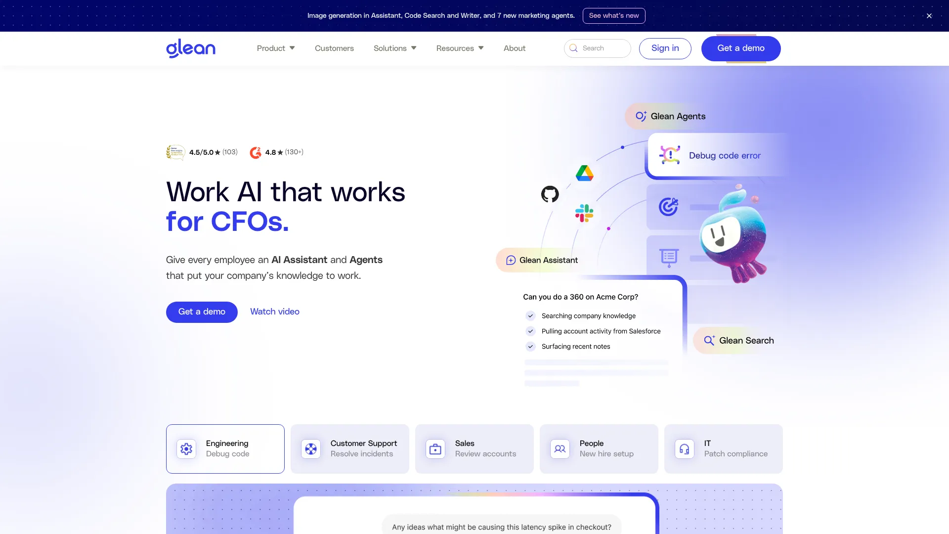 Glean Assistant | i10X