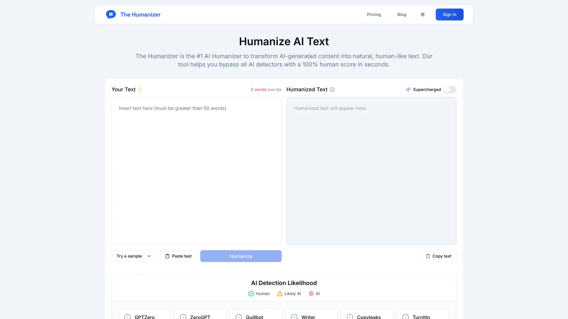The Humanizer | i10X