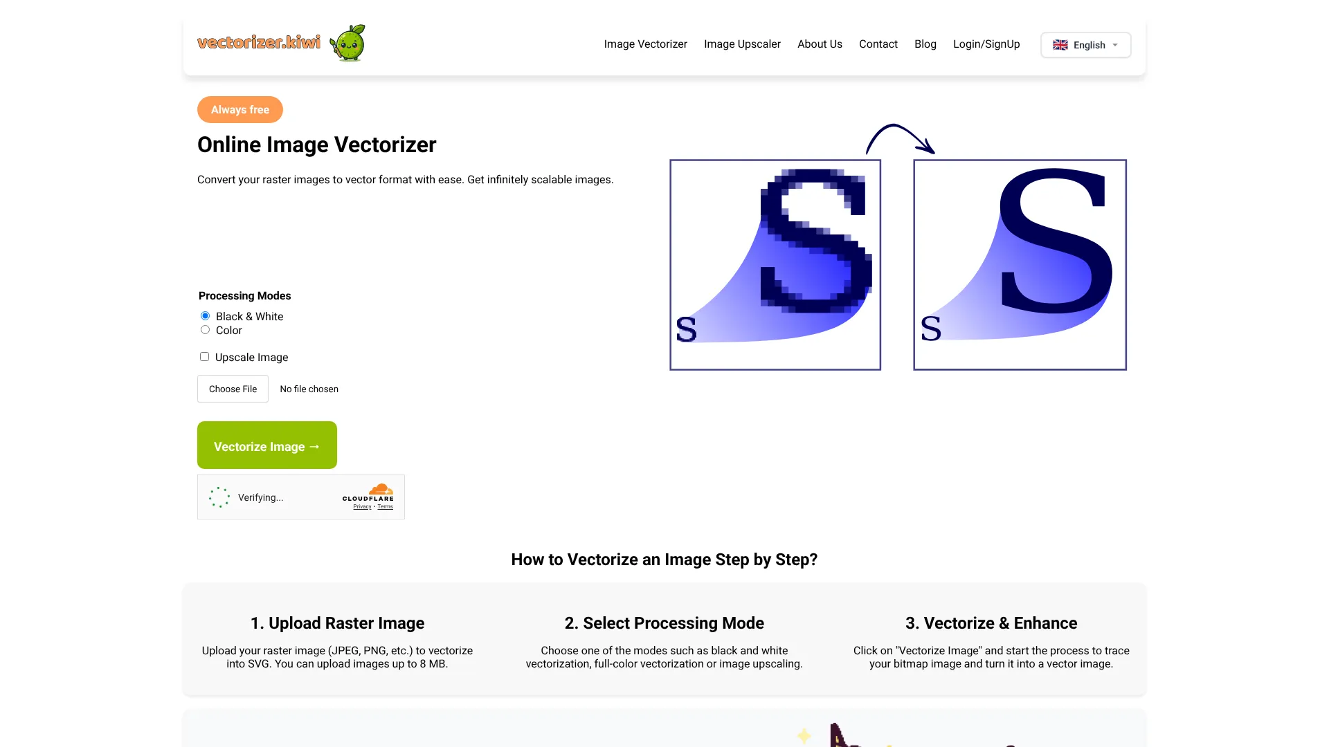 Vectorizer.kiwi | i10X