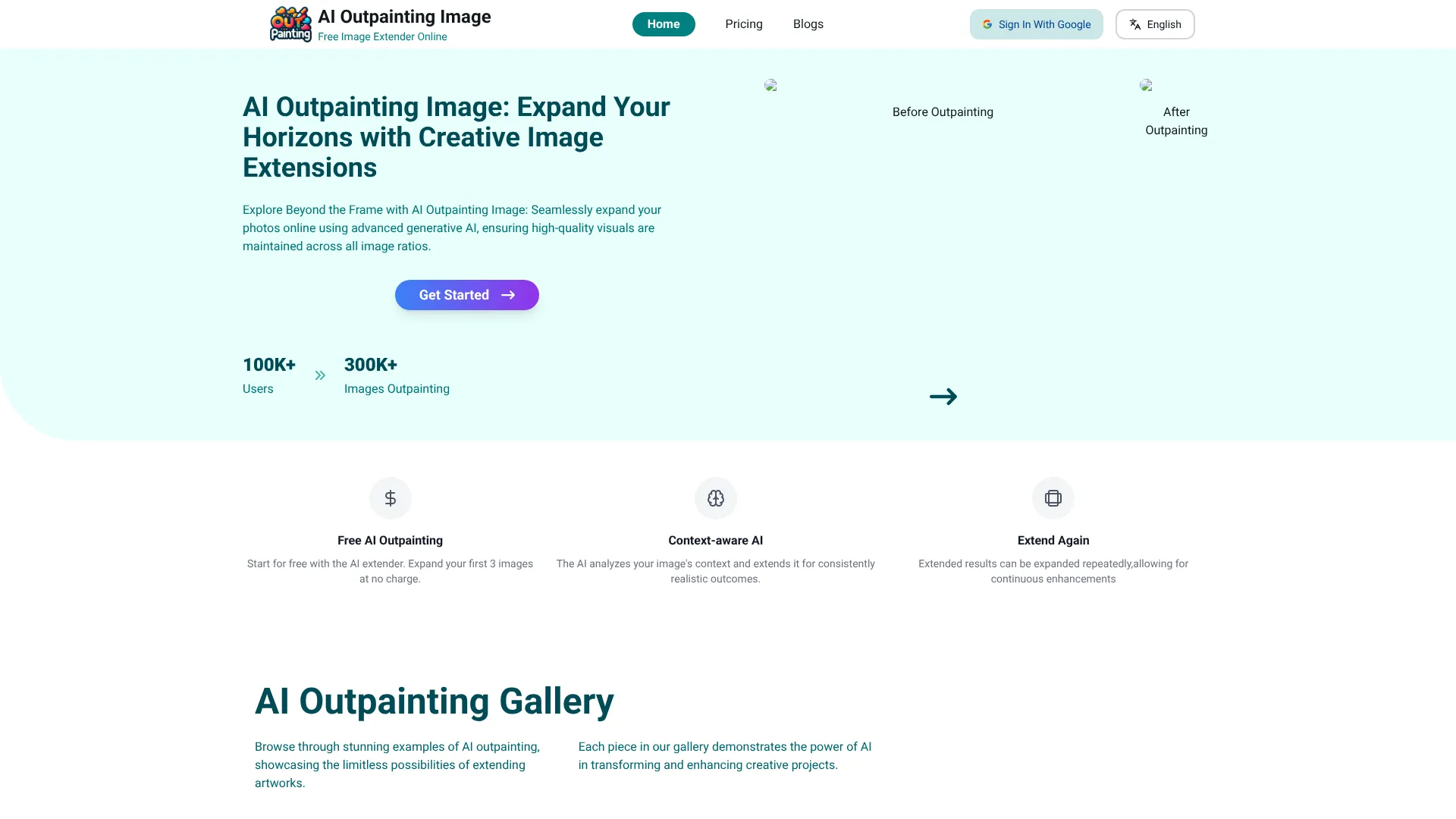 AI Outpainting — Expand Images with AI | i10X