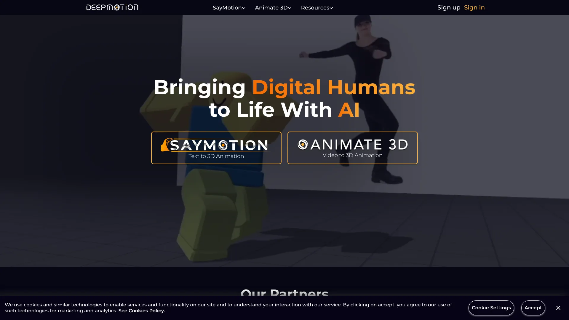 Animate 3D (DeepMotion) | i10X