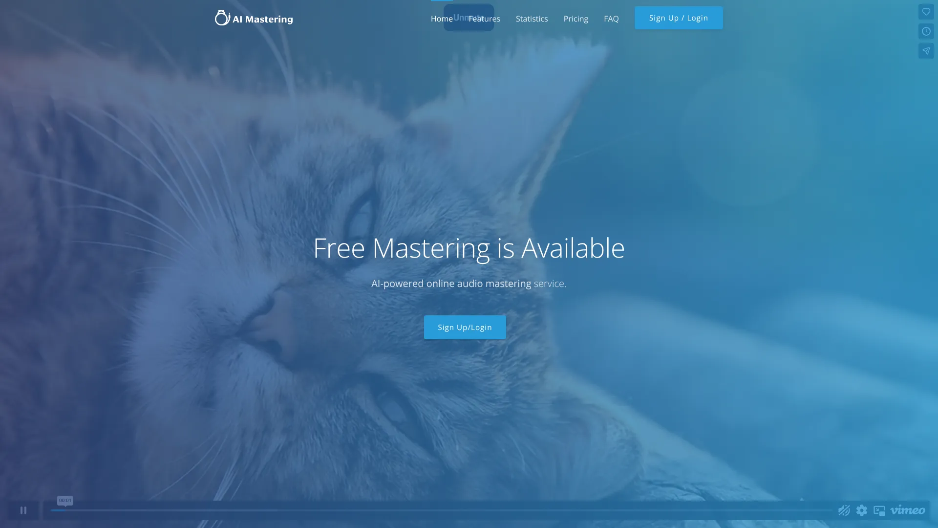 AI Mastering — automatic online audio mastering service | i10X