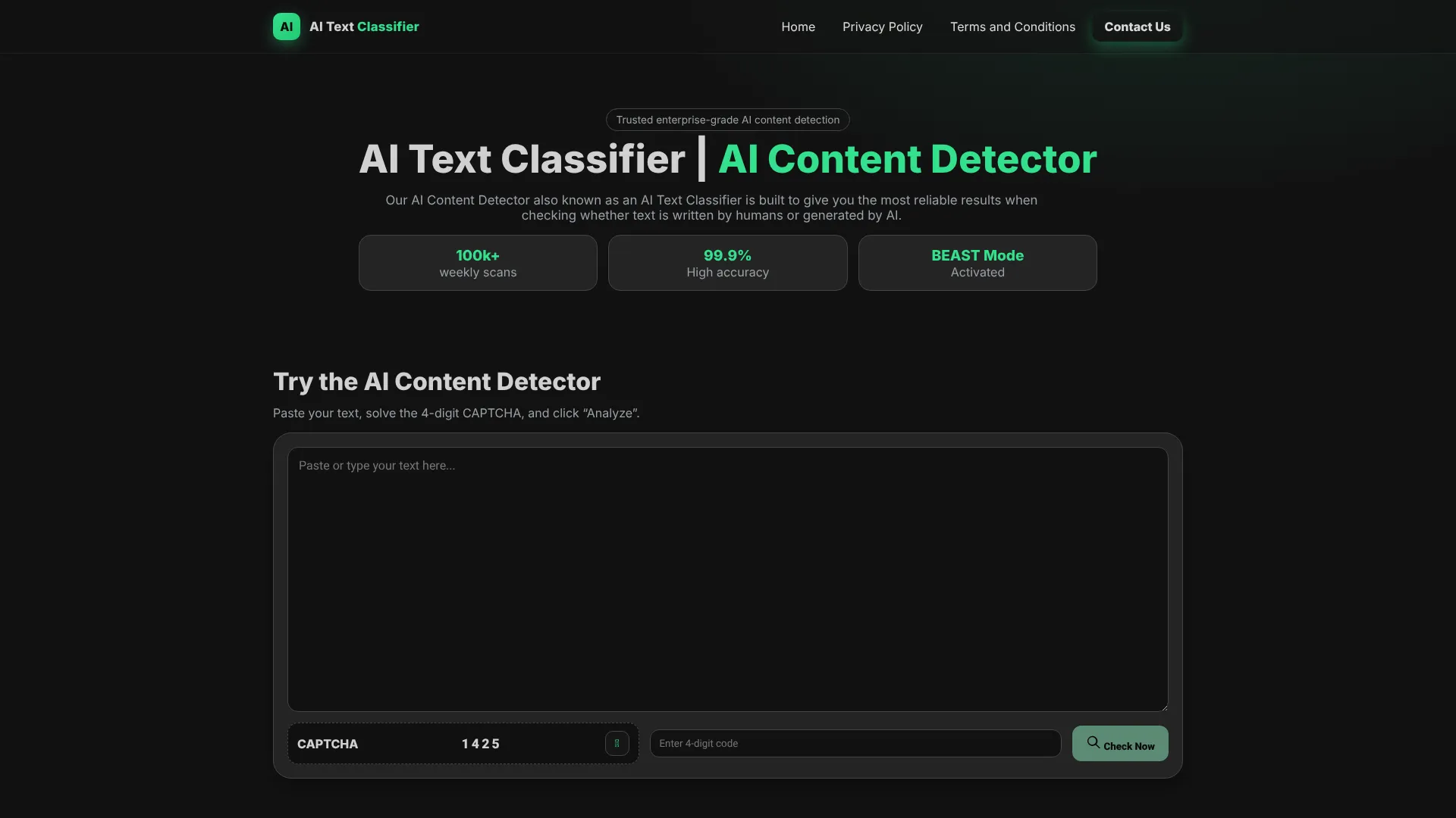 AIAI Text Classifier | i10X