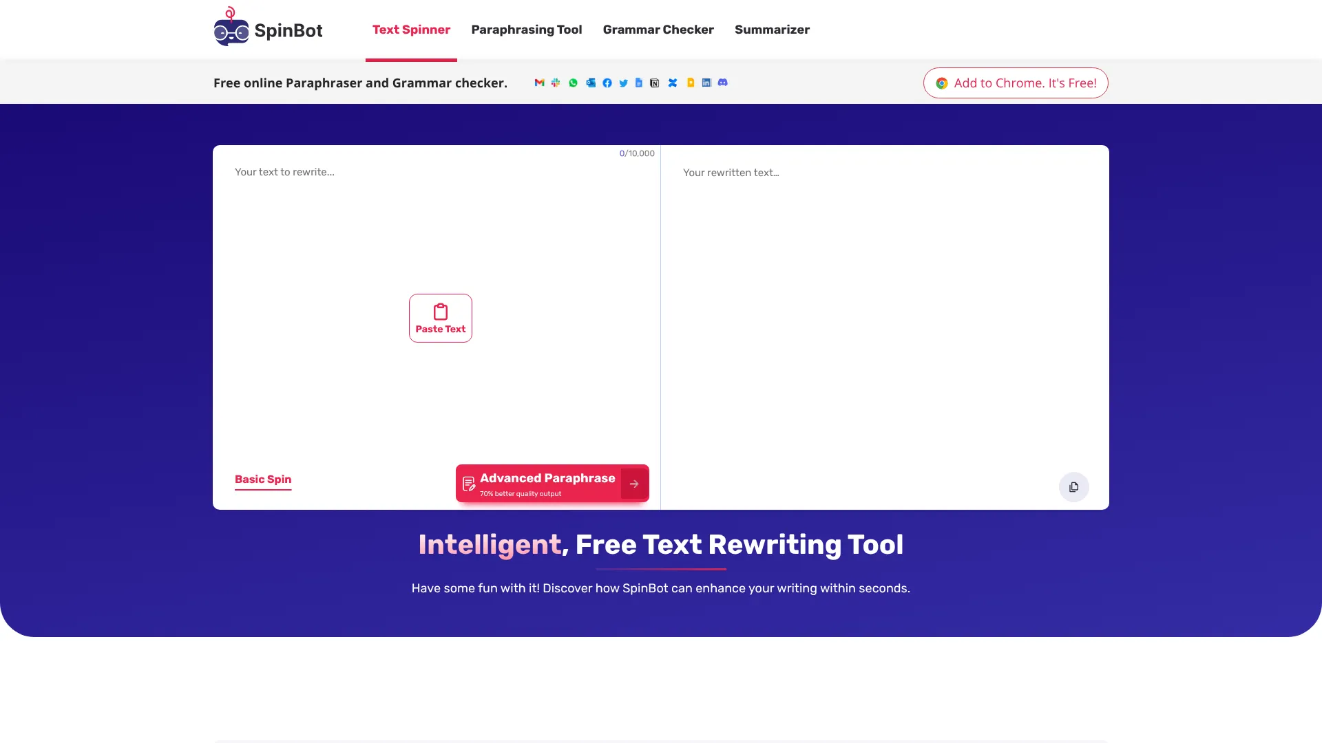 SpinBot Spell Checker | i10X