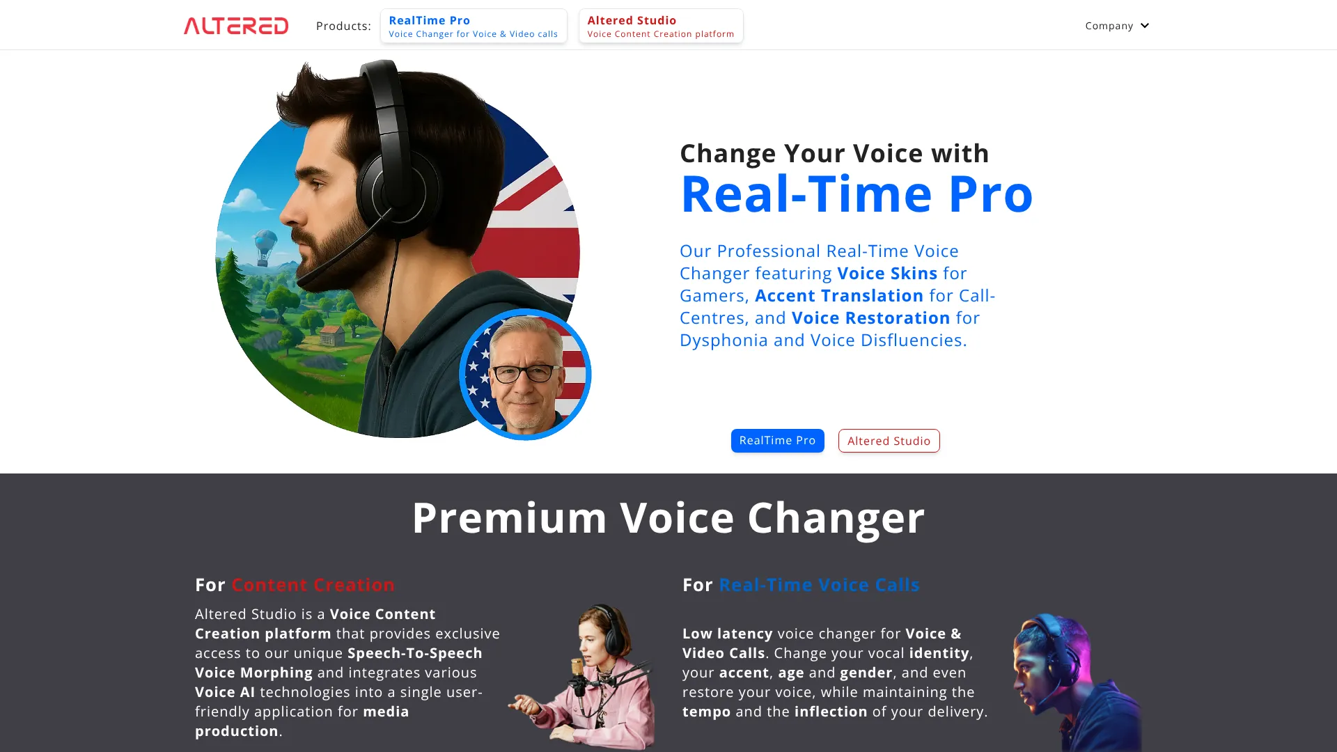 RealTime Pro — Real-time Voice Changer | i10X