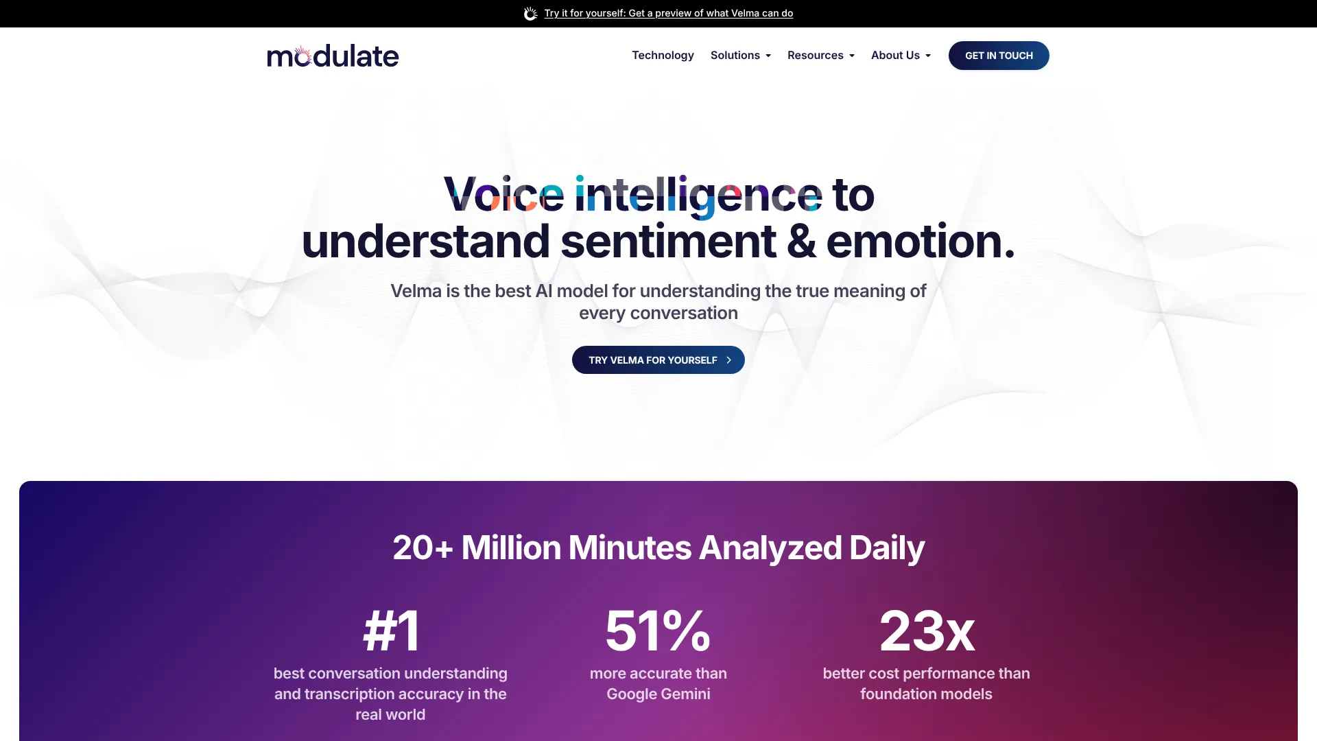 Velma — Voice intelligence | i10X