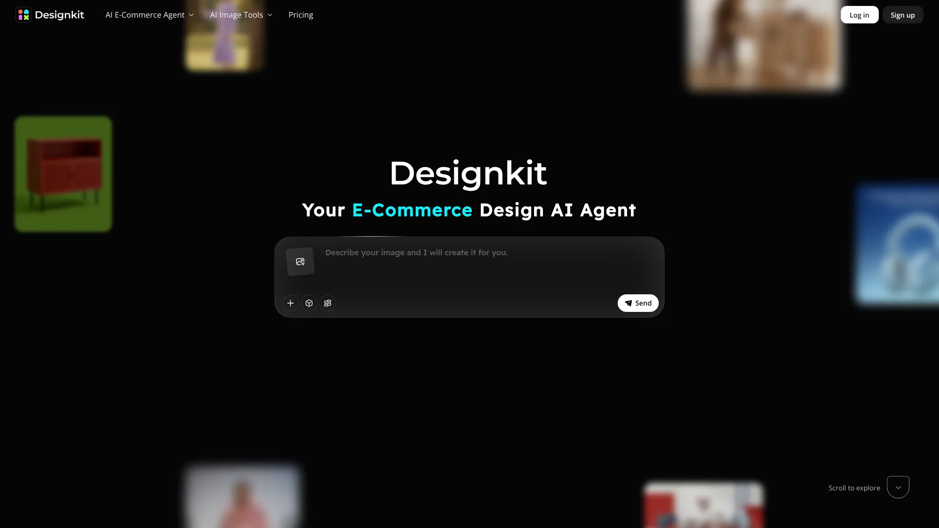 AI Background Generator (Designkit) | i10X