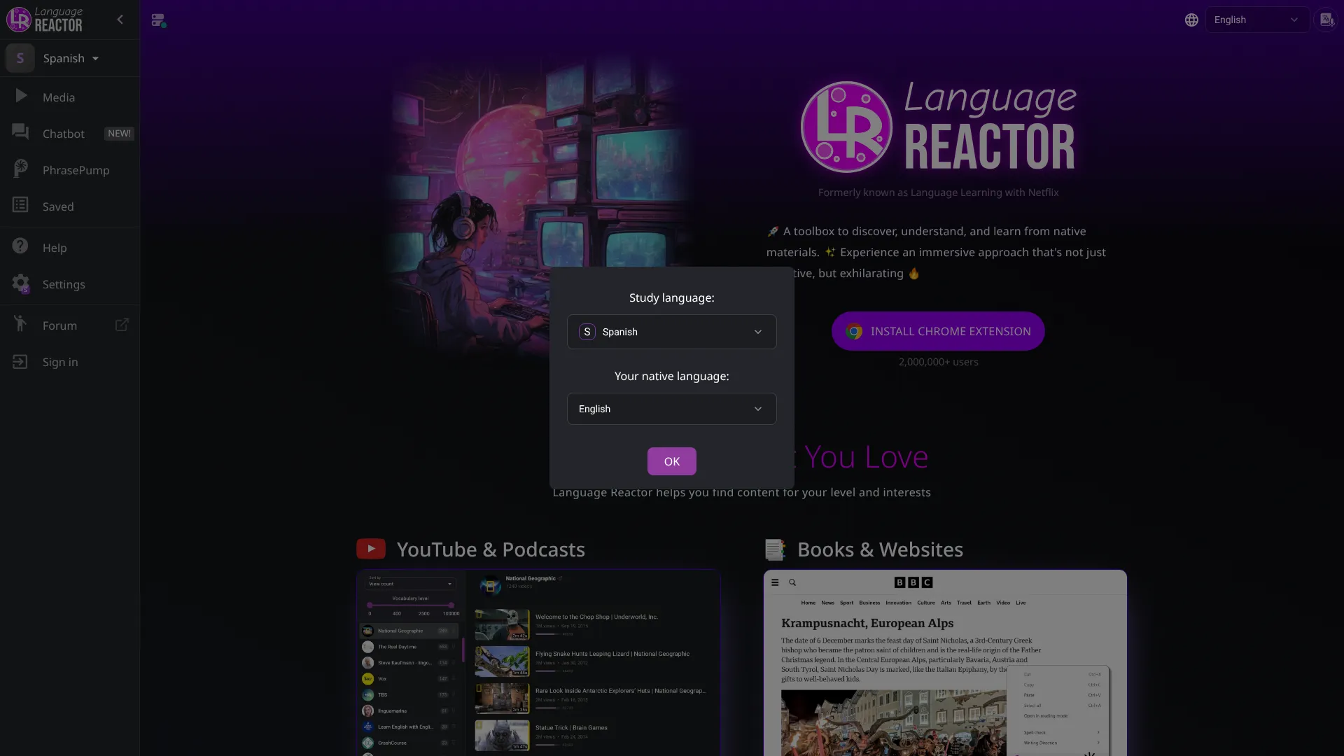Language Reactor | i10X