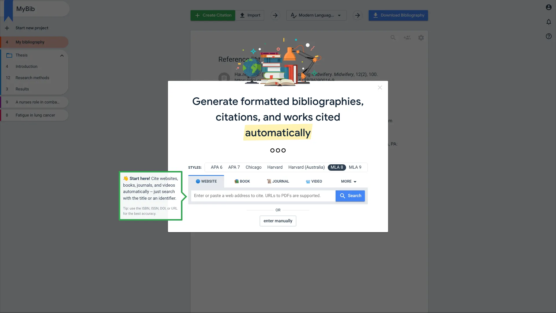 MyBib Harvard Referencing Generator | i10X