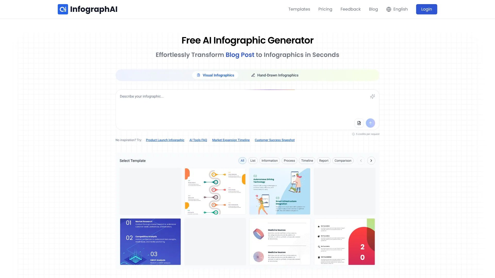 Free AI Infographic Generator | i10X