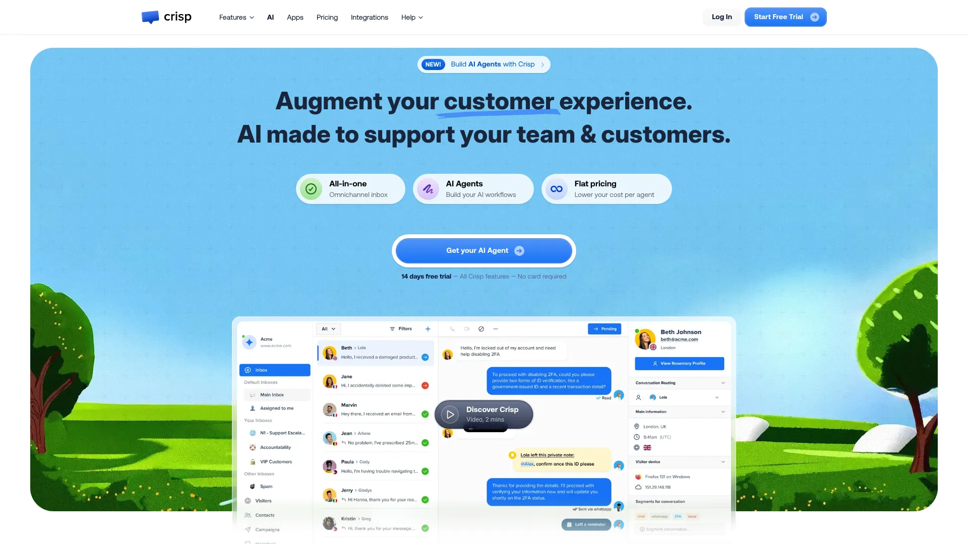 Crisp Chatbot | i10X