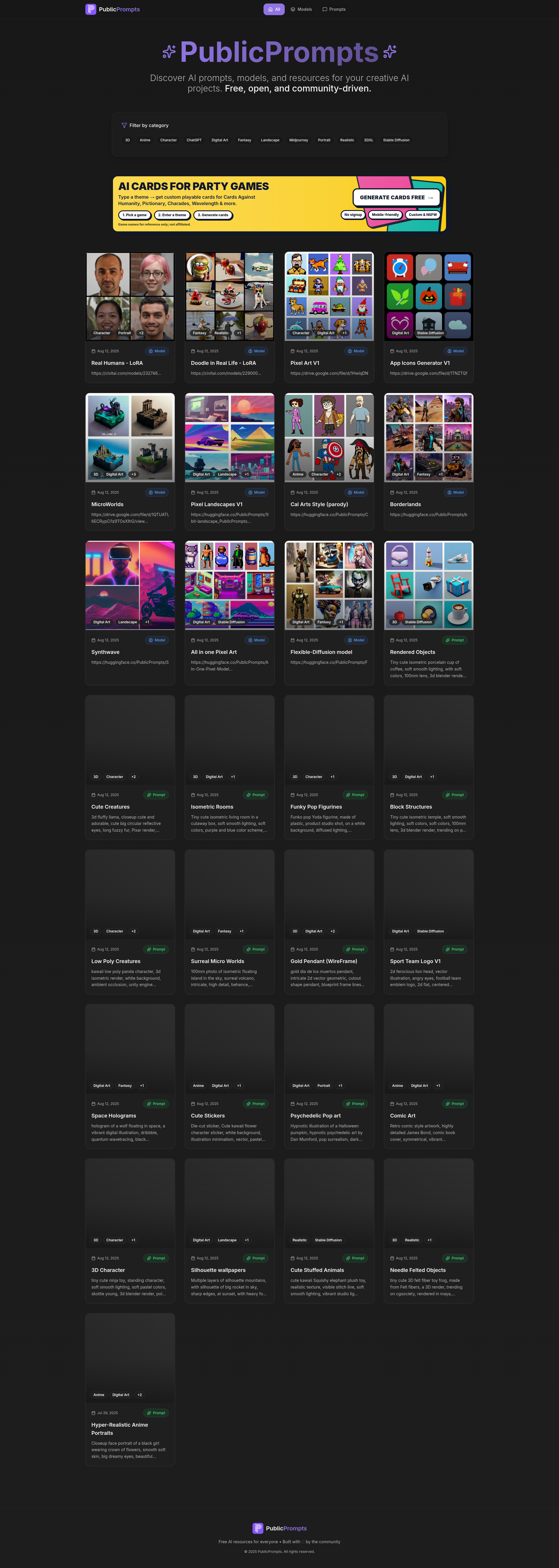 Public Prompts | i10X