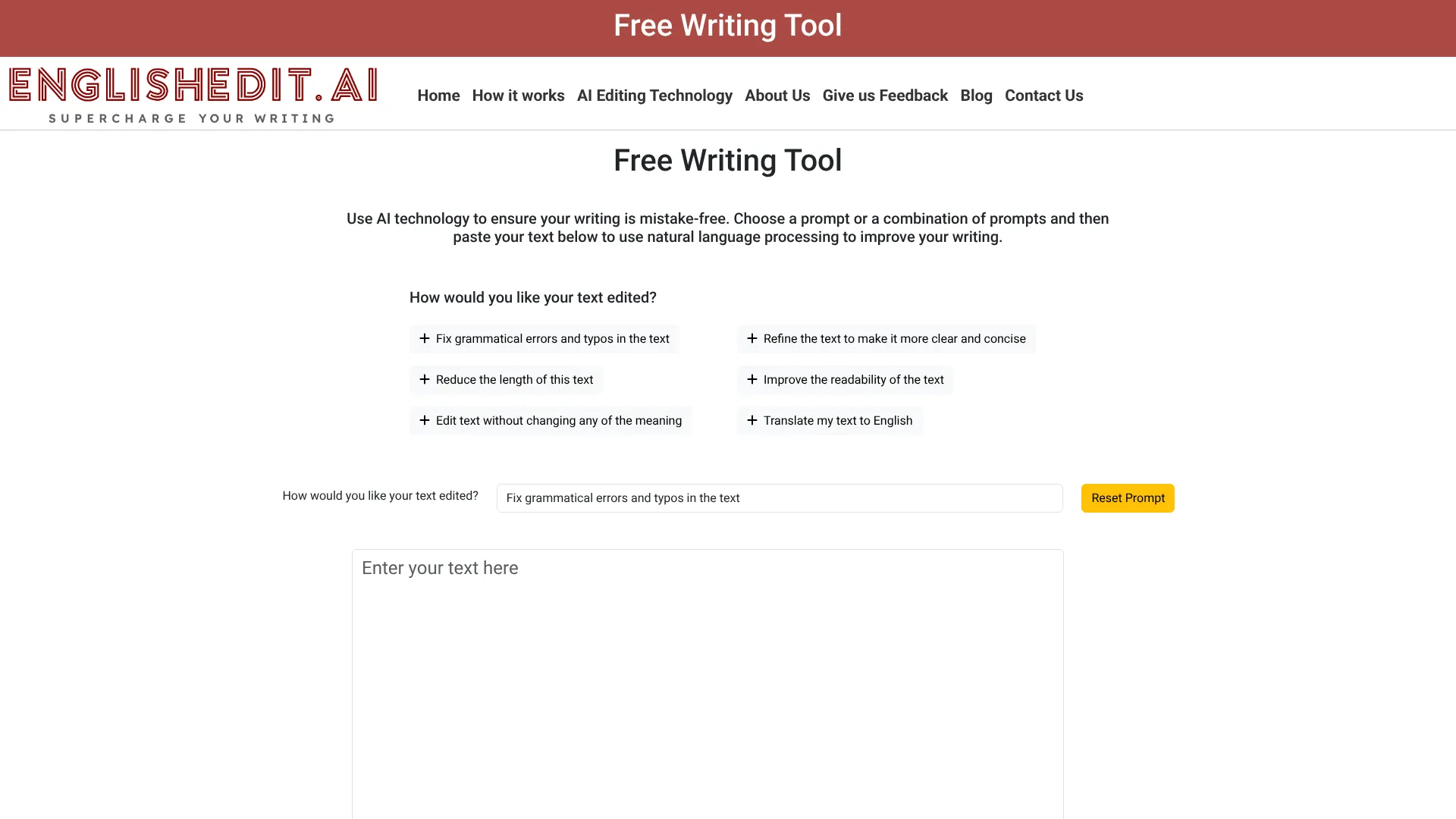 Free Writing Tool | i10X
