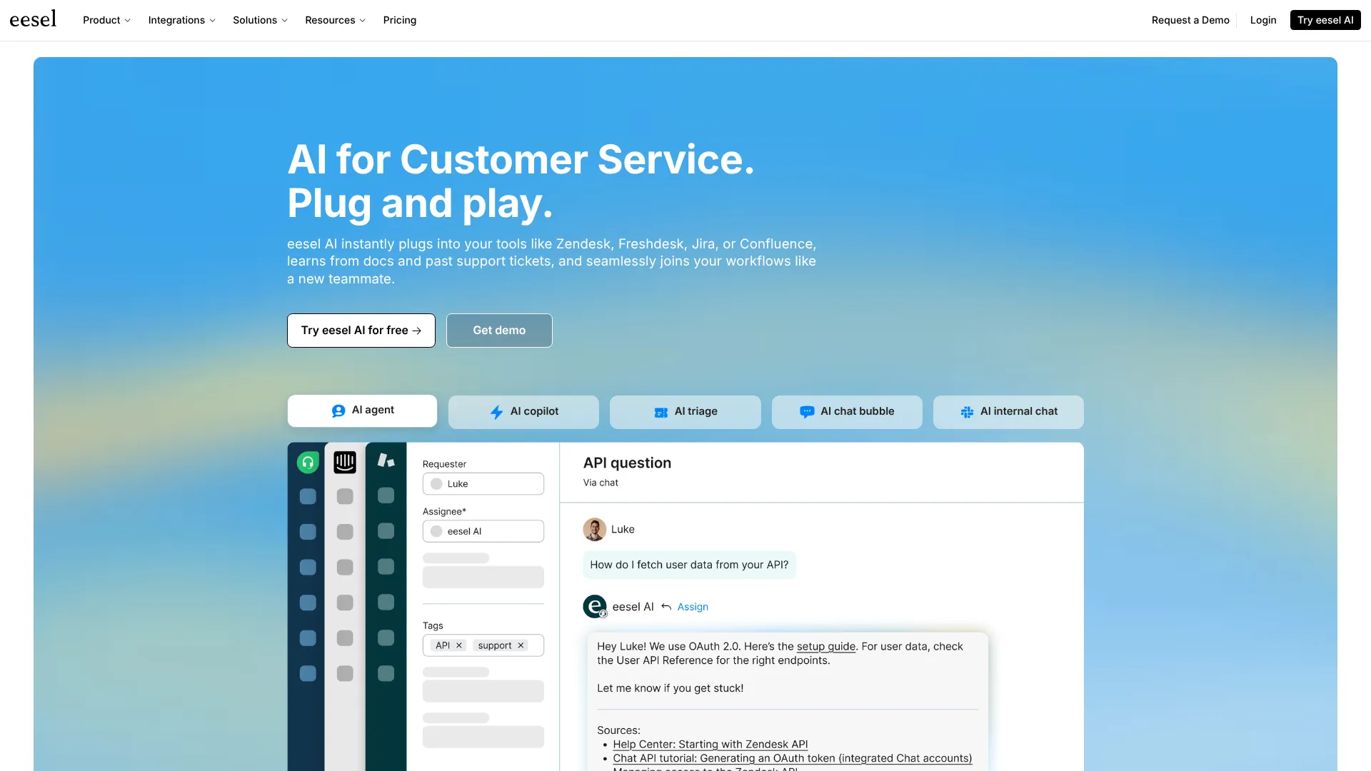 eesel AI | i10X