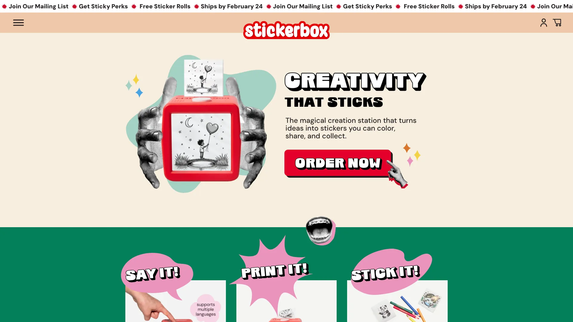 Stickerbox | i10X