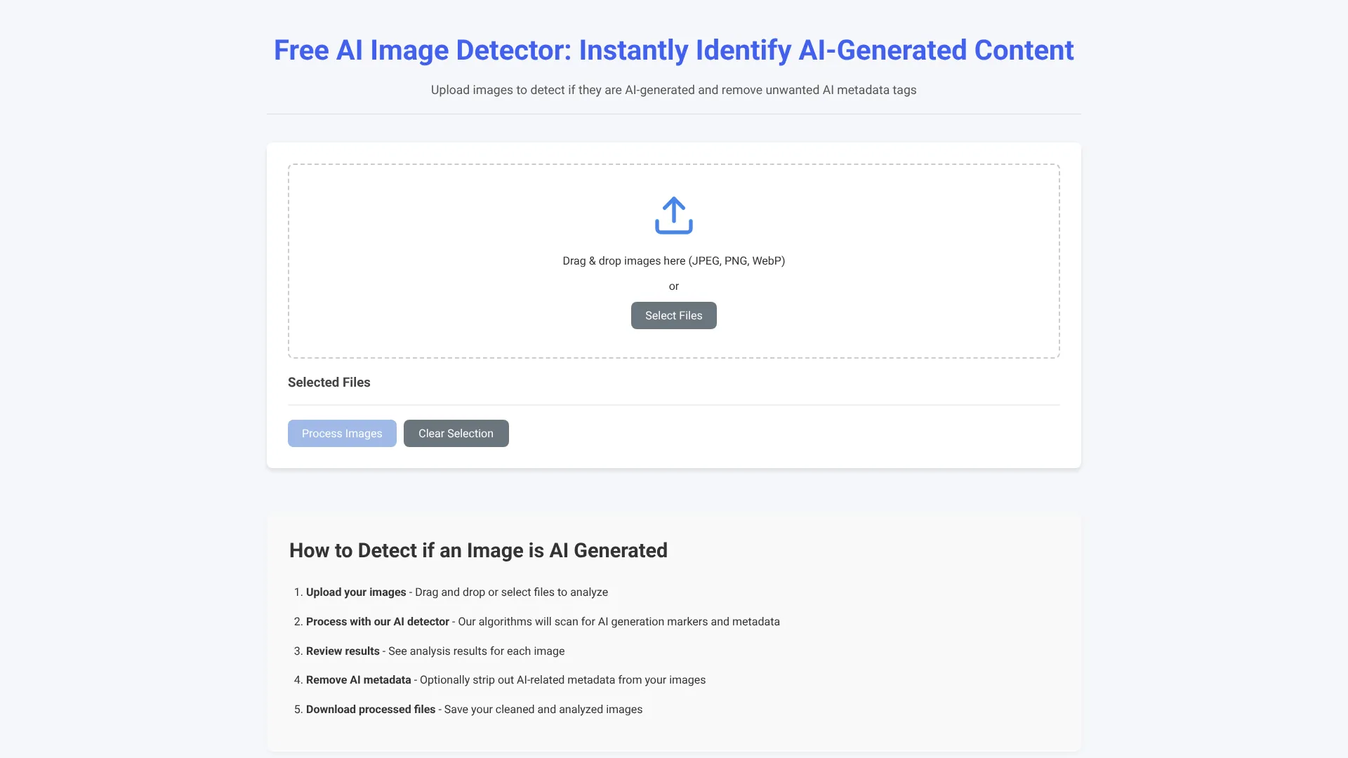 AI Image Detector | i10X