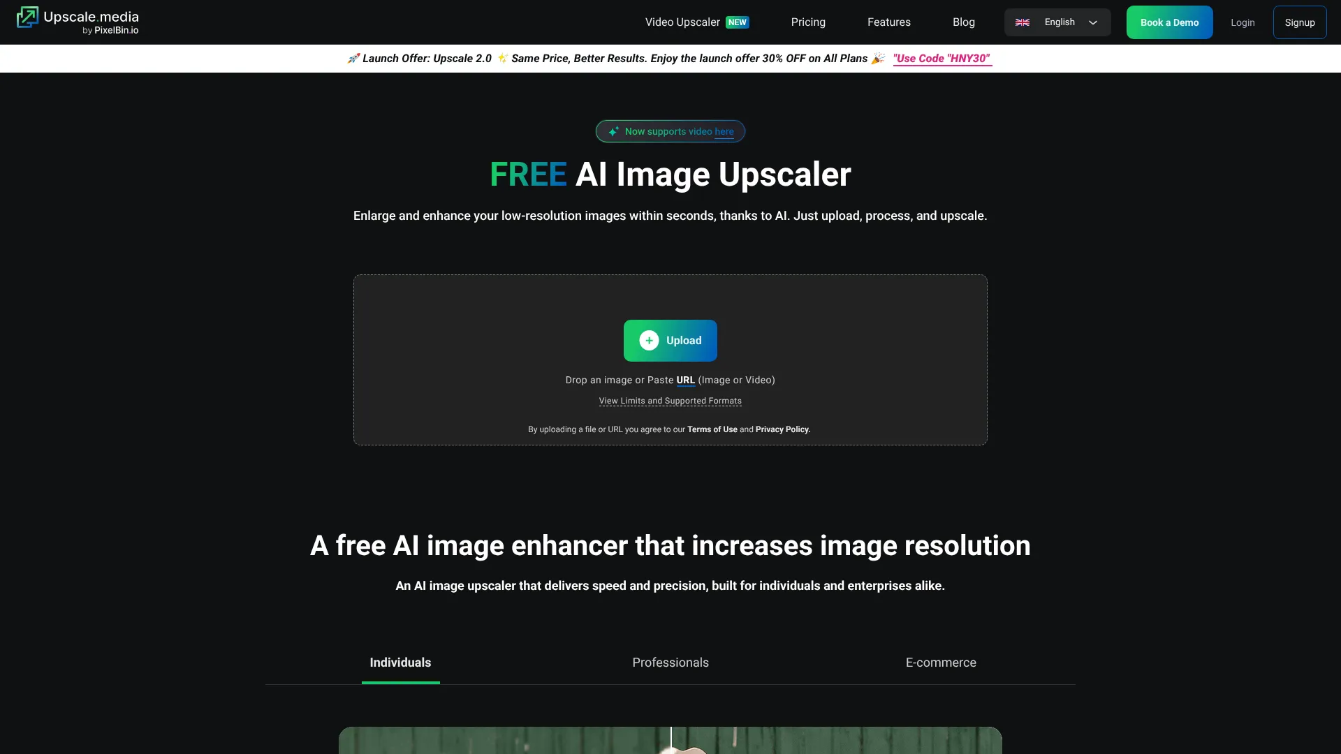 Upscale.media - Image Sharpener | i10X